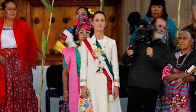 'It's time for women': Claudia Sheinbaum sworn in as Mexico's first female president