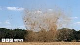 Dust devil seen in Warwickshire field