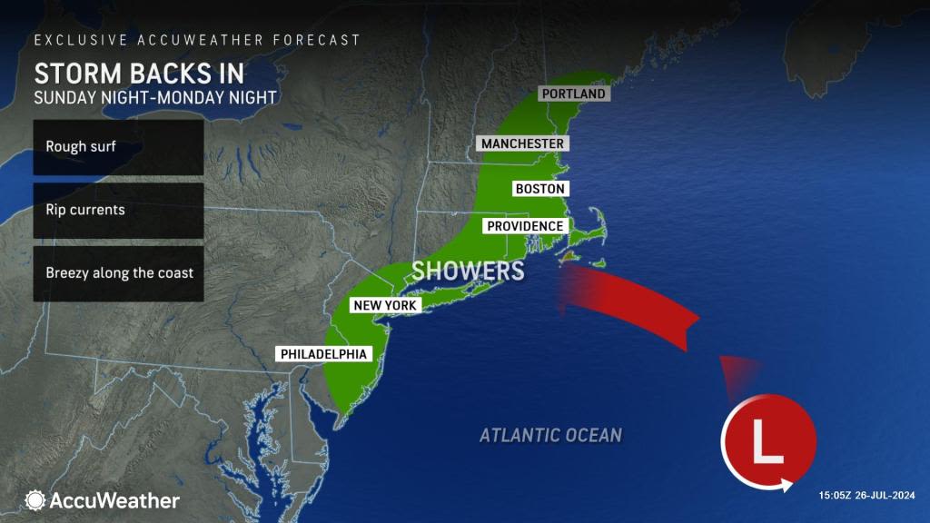 Homebrew Atlantic storm to approach Northeast coast
