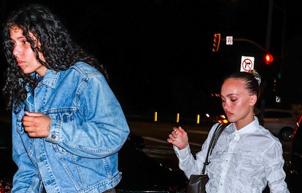 Lily-Rose Depp & Girlfriend 070 Shake Still Going Strong, Spotted on Date Night in Beverly Hills