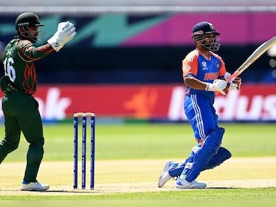 Rishabh Pant hits fifty 53 as India posts 182 against Bangladesh in T20 WC warm-up game - CNBC TV18