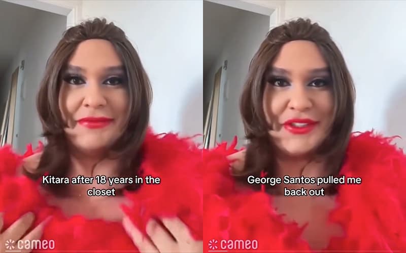 George Santos Revives Drag Persona