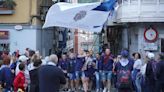 Bermeo celebra la hegemonía de su trainera en la bandera de La Concha