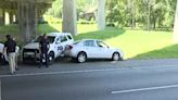 Baton Rouge police officer hit by car while trying to stop drivers from speeding