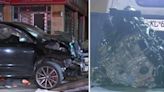 Conductor ebrio protagoniza grave accidente de tránsito en providencia: Motor salió eyectado de su auto