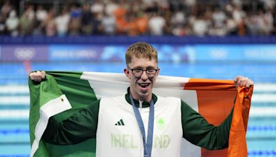 Daniel Wiffen of Ireland wins Olympic gold and also hopes to pick up some new YouTube followers