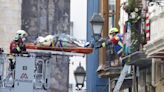 Cinco trabajadores heridos en el derrumbe de un edificio en obras en Bilbao