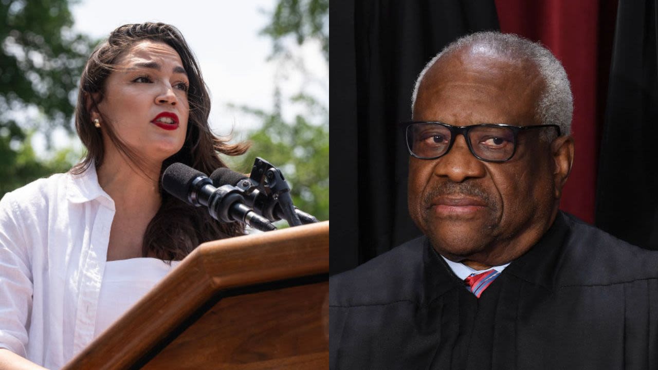 AOC Files Articles Of Impeachment Against Supreme Court’s Clarence Thomas And Samuel Alito