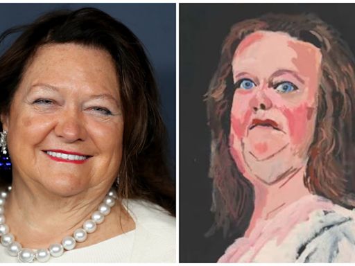 Australia's richest woman Gina Rinehart 'demands' portrait removed from exhibition