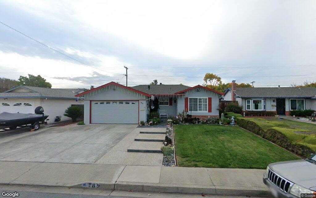 Sale closed in Milpitas: $1.6 million for a four-bedroom home
