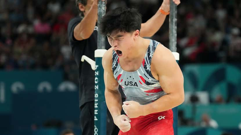 On triumphant day for U.S. men, Plano gymnast Asher Hong was the juice behind bronze medal