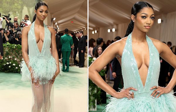 WNBA's Angel Reese Stuns At Met Gala On Her 22nd Birthday