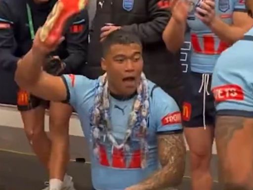 NSW caught in embarrassing act on the beers after State of Origin win