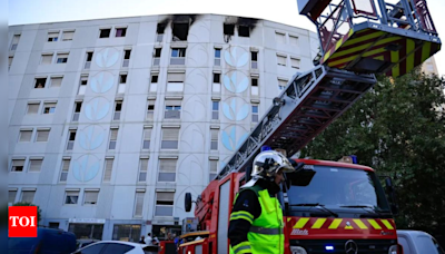 Arson suspected in fire that killed 7 in France - Times of India
