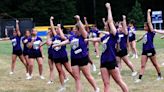 Cheerleaders jell together, show skills for Marisa Rose Bowl