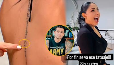Pamela Franco se borra tatuaje de Christian Domínguez tras coqueteos con Karla Tarazona: “No deje rastro de eso”