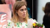 Princess Beatrice looks chic in summery dress at London school