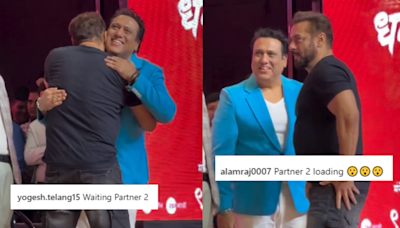 Salman Khan And Govinda Have A Warm Moment On 17th Anniversary Of 'Partner', Fans Demand Sequel