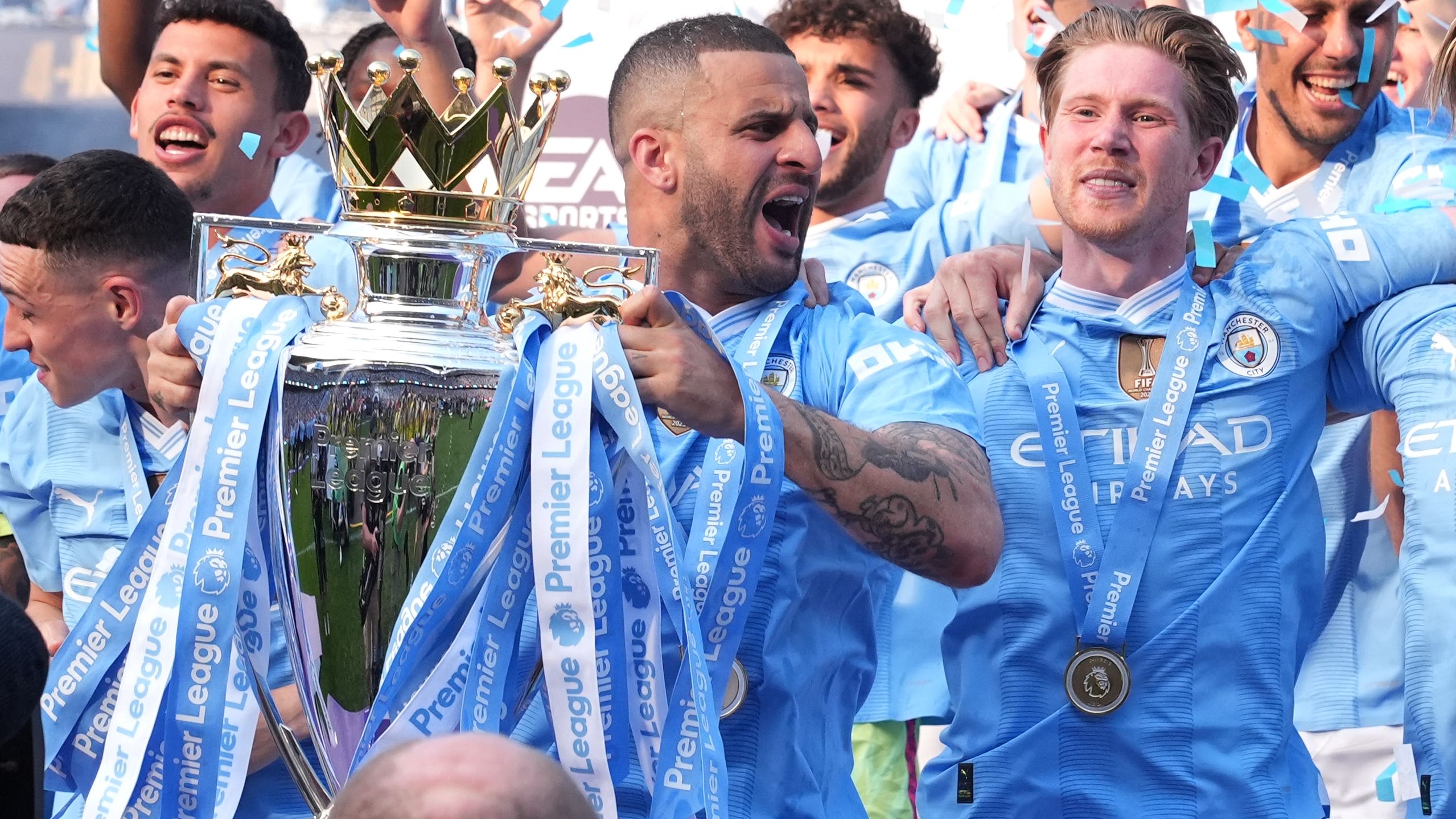 Kyle Walker: Manchester City’s four successive titles unlikely to be matched