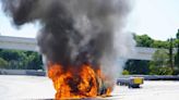 Vehicle fire on I-4 causes delays during rush hour traffic Monday evening