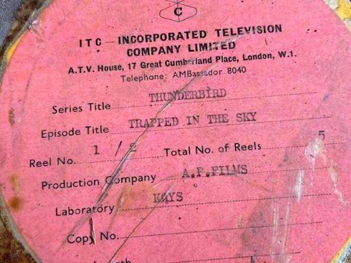 Family finds unseen film cans of classic 60s TV show in garden shed