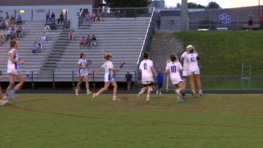 Rockbridge County wins the Girls Region 4D Lacrosse title over Blacksburg