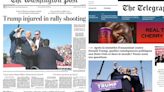 How the world’s media reacted to the Trump shooting