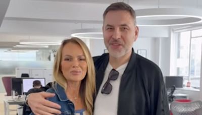 Amanda Holden reunites with David Walliams as fans 'distracted' over same thing