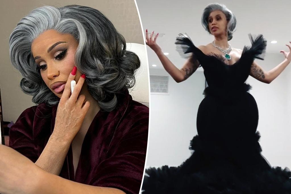 Cardi B’s original 2024 Met Gala look included ‘old age’ prosthetics and gray hair