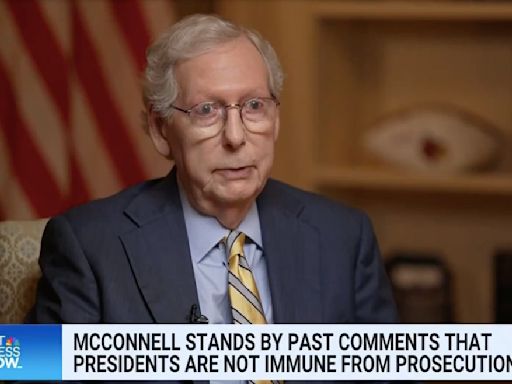 Mitch McConnell Breaks With Trump on Absolute Presidential Immunity