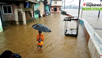 What is causing widespread rainfall across India?