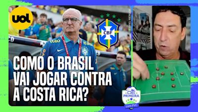 PRANCHETA DO PVC: COMO O BRASIL VAI JOGAR CONTRA A COSTA RICA?