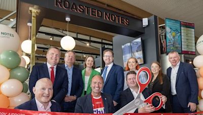 New café in Cork Airport officially opened by Minister of State James Lawless