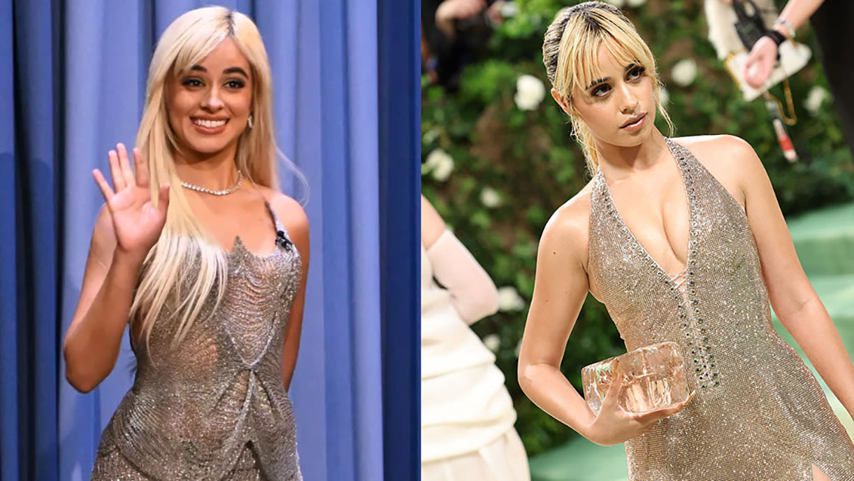 Camila Cabello Recalls ‘Nightmare Situation’ at Met Gala With Ice Block Purse, Shimmers in Natalia Fedner Miniskirt for ‘Jimmy Fallon...