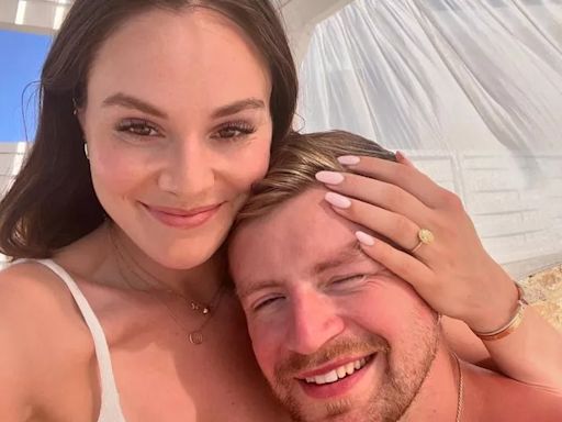 Holly Ramsay and Adam Peaty engaged! Gordon's daughter shows off huge ring after Olympic swimmer pops question