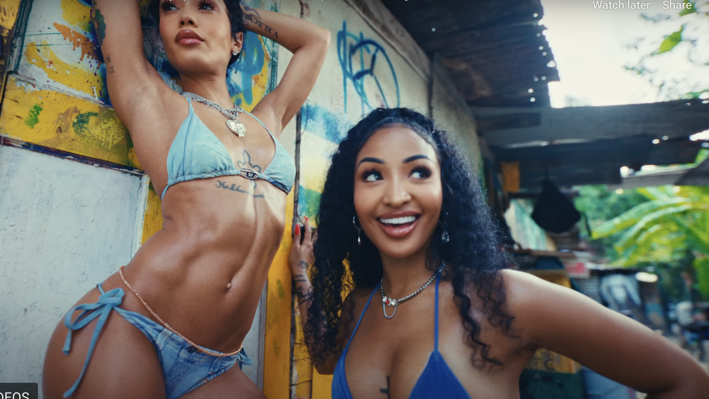 Shenseea And Coi Leray Show Off Their Tropical “Flava” In New Video