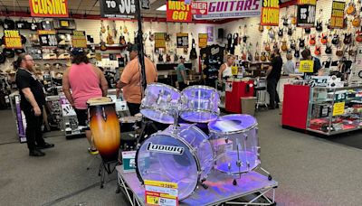 Everything is on sale at Sam Ash Music in Manatee County as stores close nationwide