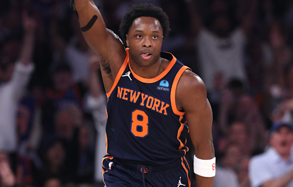 OG Anunoby injury update: Knicks forward's status uncertain after Game 2 hamstring injury