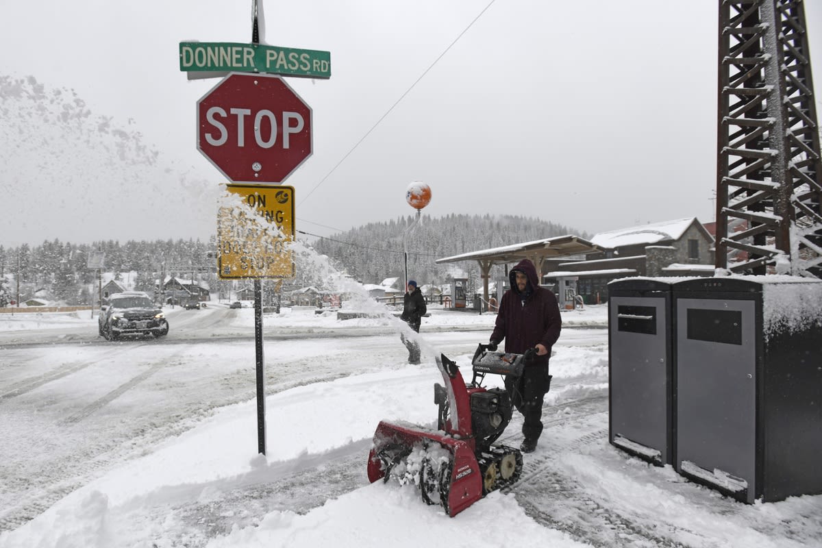 Late-season storm expected to bring heavy snowfall to the Sierra Nevada