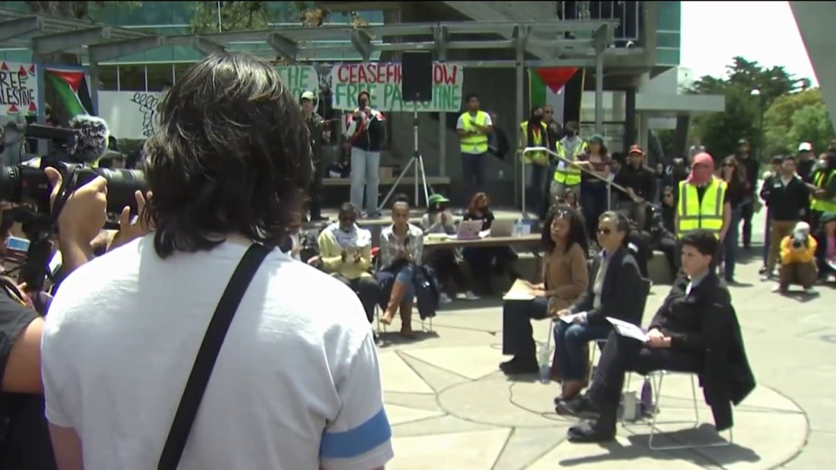 Pro-Palestinian protesters meet with SFSU president, demand more transparency