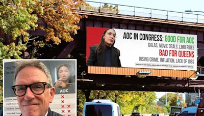 Anti-AOC group takes war against lefty pol to her home turf with NYC billboard ads