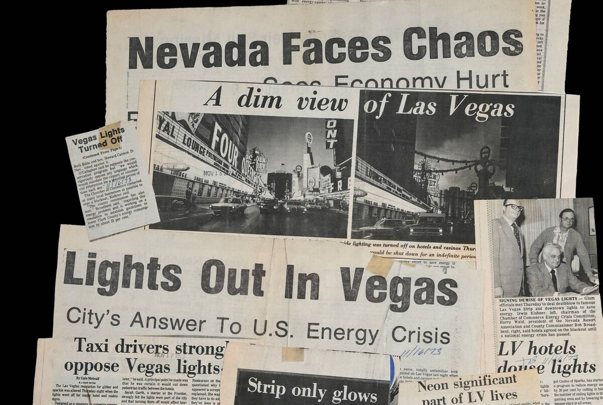 The night the lights went out in Las Vegas: Why were the neon signs shut off in ‘73?