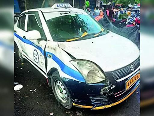 Cab owner crushed while preventing theft | Kolkata News - Times of India