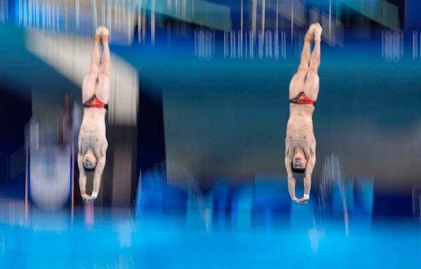 Finally, some drama at Olympic diving. China barely holds off Mexico for fourth straight gold medal