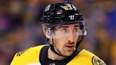 Boston Bruins star Brad Marchand returning from injury Thursday a month ahead of schedule