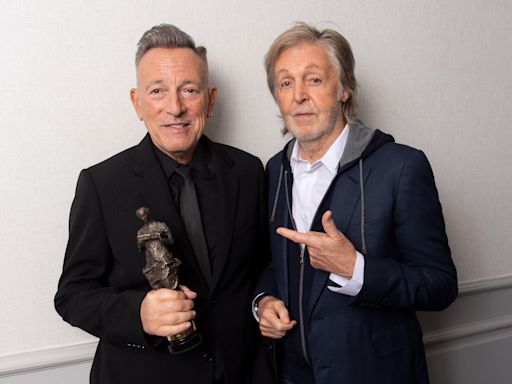 McCartney roasts Springsteen at Ivor Awards