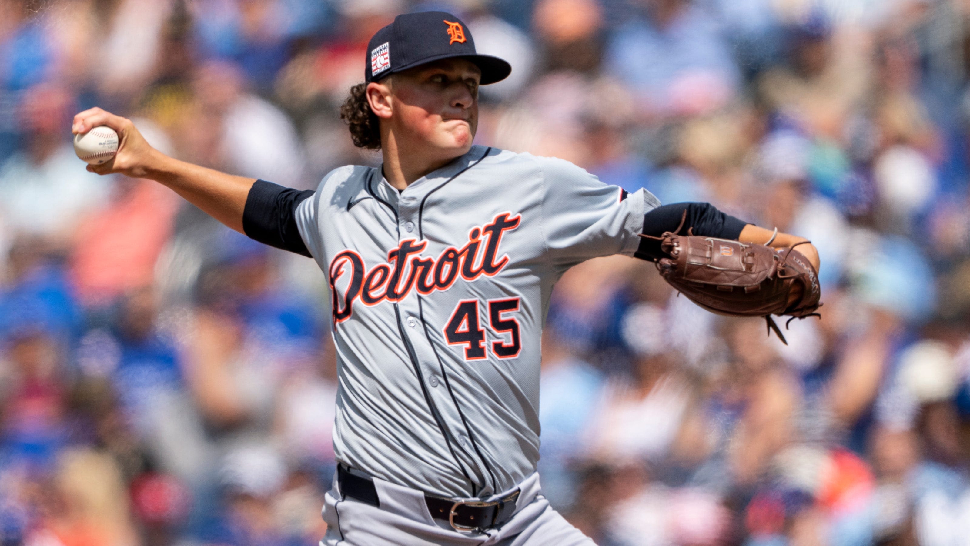 Detroit Tigers' Reese Olson leaves start after two innings with right shoulder soreness