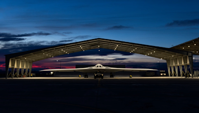 Air Force releases brand new photos of secretive B-21 stealth bomber