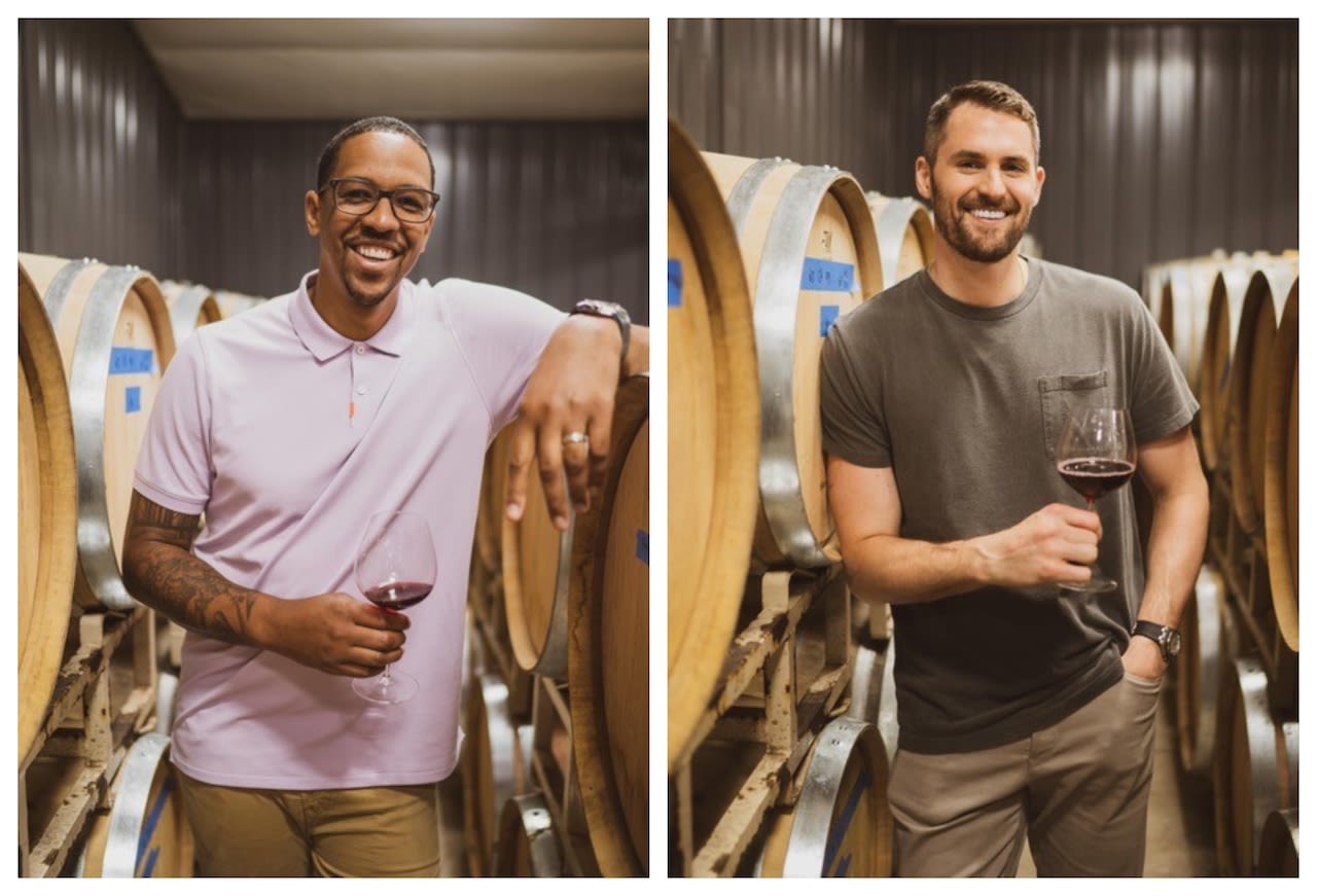 Former Cavaliers Kevin Love and Channing Frye bring emerging wine brand to dinner at Dante Tremont