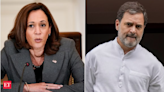 American Vice President Kamala Harris speaks to LoP Rahul Gandhi - The Economic Times